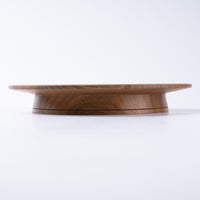 作家 小塚晋哉 台皿 20cm(胡桃) 作家 小塚晋哉 木工もの