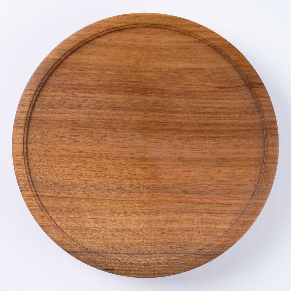 作家 小塚晋哉 台皿 20cm(胡桃) 作家 小塚晋哉 木工もの