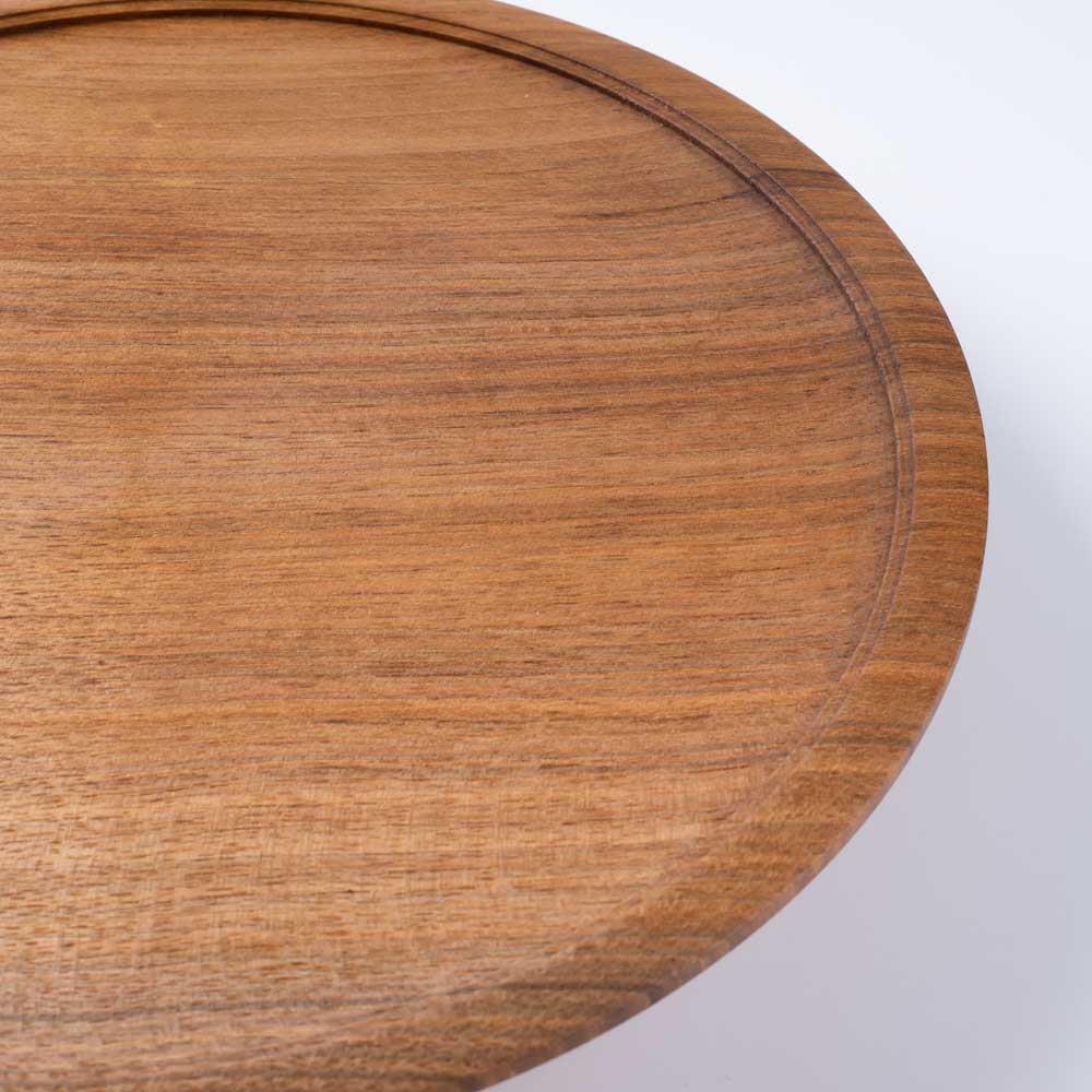 作家 小塚晋哉 台皿 20cm(胡桃) 作家 小塚晋哉 木工もの