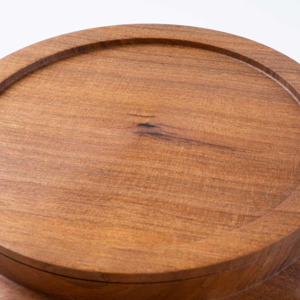 作家 小塚晋哉 台皿 20cm(胡桃) 作家 小塚晋哉 木工もの