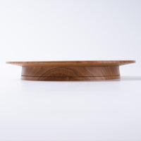 作家 小塚晋哉 台皿 24cm(胡桃) 作家 小塚晋哉 木工もの