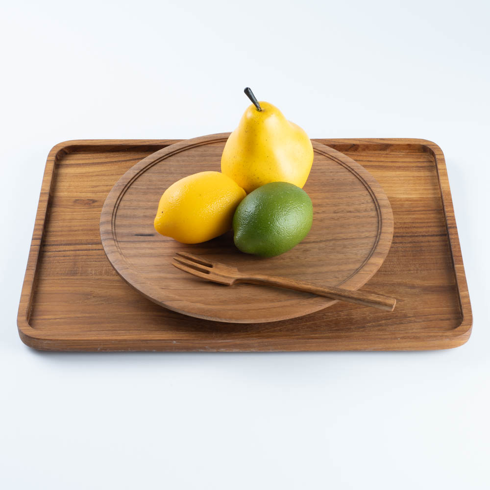 作家 小塚晋哉 台皿 24cm(胡桃) 作家 小塚晋哉 木工もの