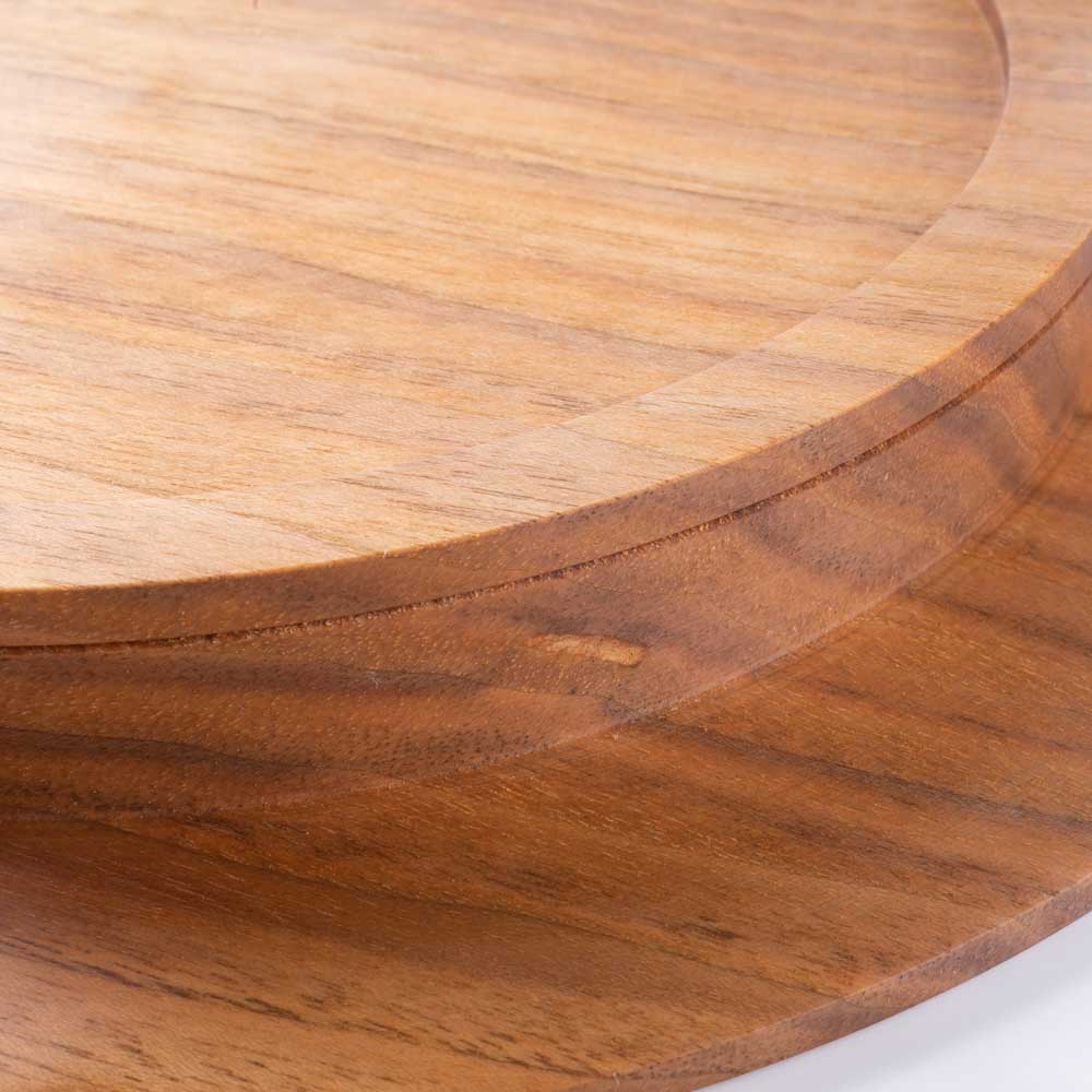 作家 小塚晋哉 台皿 24cm(胡桃) 作家 小塚晋哉 木工もの