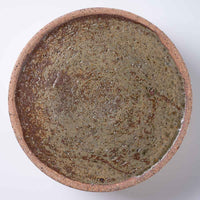 作家 馬渡新平 ヒビ粉引き 平鉢6寸 作家 馬渡新平 陶磁器作家もの