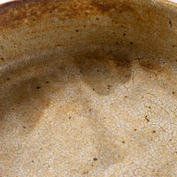 作家 馬渡新平 ヒビ粉引き 平鉢7寸 作家 馬渡新平 陶磁器作家もの