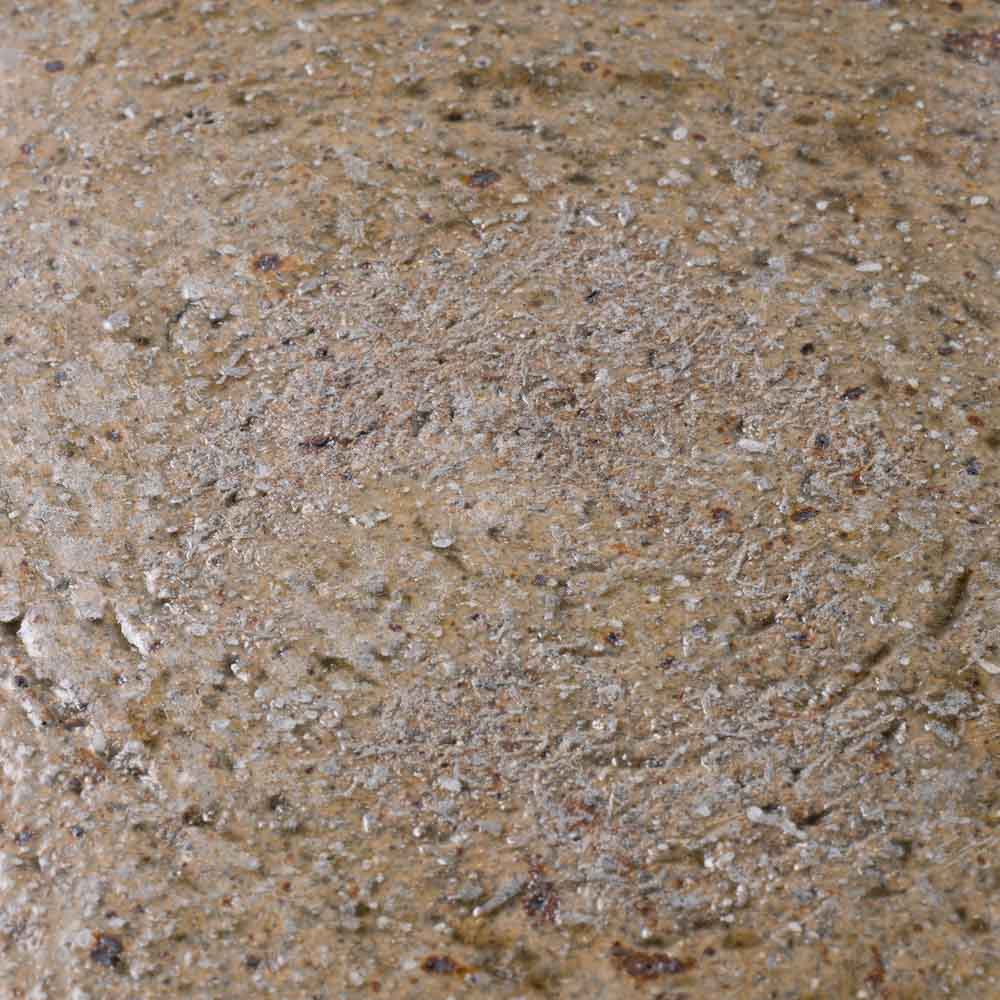 作家 馬渡新平 ヒビ粉引き 平皿6寸 作家 馬渡新平 陶磁器作家もの