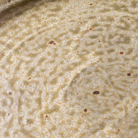 作家 馬渡新平 ヒビ粉引き 平皿8寸 作家 馬渡新平 陶磁器作家もの