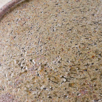 作家 馬渡新平 ヒビ粉引き リム皿8寸 作家 馬渡新平 陶磁器作家もの