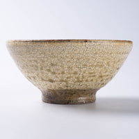 作家 馬渡新平 ヒビ粉引き めし碗(中) 作家 馬渡新平 陶磁器作家もの