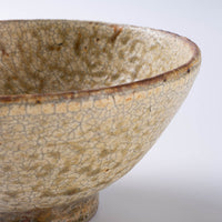 作家 馬渡新平 ヒビ粉引き めし碗(中) 作家 馬渡新平 陶磁器作家もの