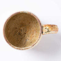 作家 馬渡新平 ヒビ粉引き マグカップ 作家 馬渡新平 陶磁器作家もの