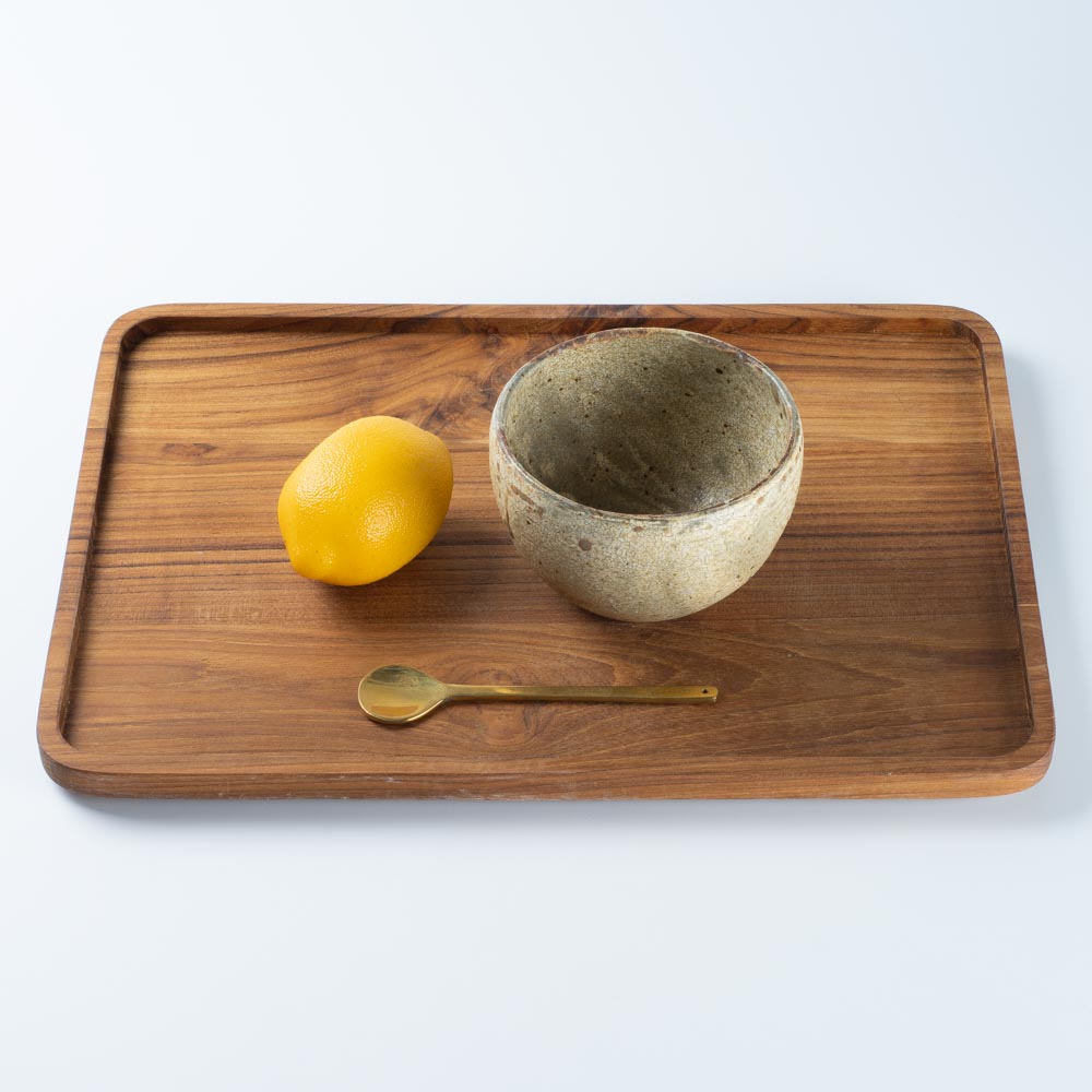 作家 馬渡新平 ヒビ粉引き カフェオレボール ¥3,300 大人の焼き物