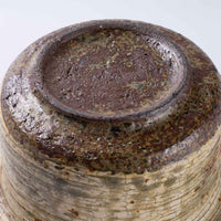 作家 馬渡新平 刷毛目黄 リム鉢4寸 作家 馬渡新平 陶磁器作家もの