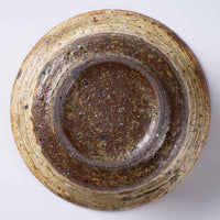 作家 馬渡新平 刷毛目黄 リム鉢4.5寸 作家 馬渡新平 陶磁器作家もの