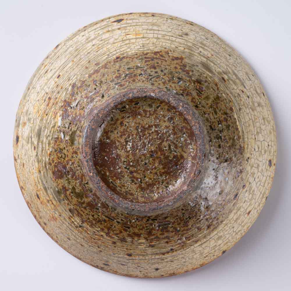 作家 馬渡新平 刷毛目黄 めし碗(小) 作家 馬渡新平 陶磁器作家もの