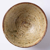 作家 馬渡新平 刷毛目黄 めし碗(中) 作家 馬渡新平 陶磁器作家もの