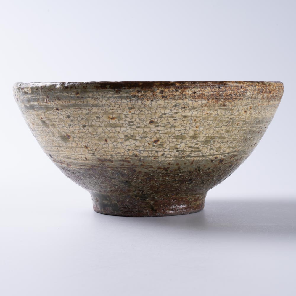 作家 馬渡新平 刷毛目黄 めし碗(大) 作家 馬渡新平 陶磁器作家もの