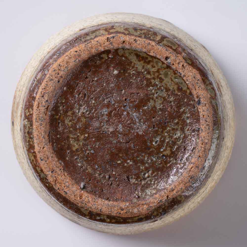 作家 馬渡新平 刷毛目黄 そばちょこ 作家 馬渡新平 陶磁器作家もの