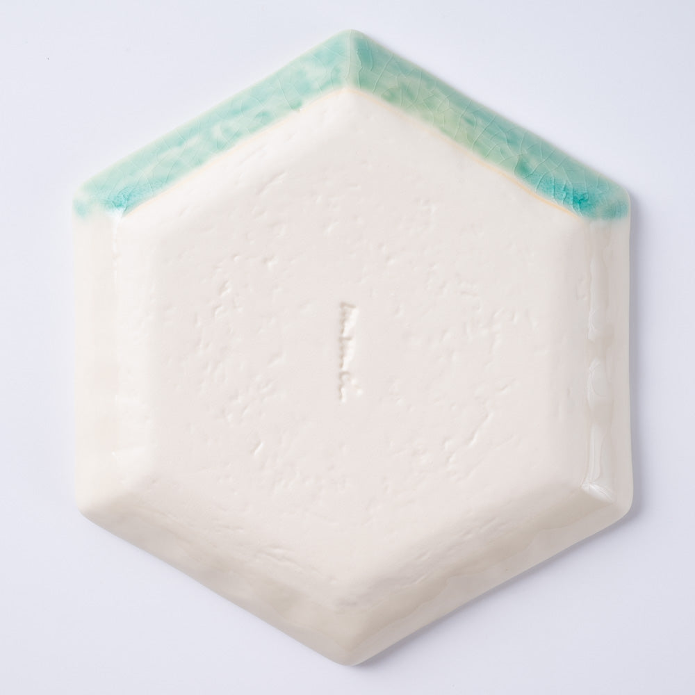 m.m.d. 取皿(二分掛け) 青磁 m.m.d. 瀬戸焼