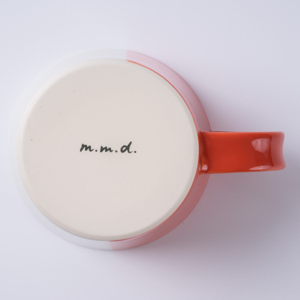 m.m.d. マグカップ 朱 m.m.d. 瀬戸焼