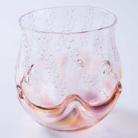 ガラス作家 三原なぎ くらげグラス Hanagasapink ガラス作家 三原なぎ ガラスもの