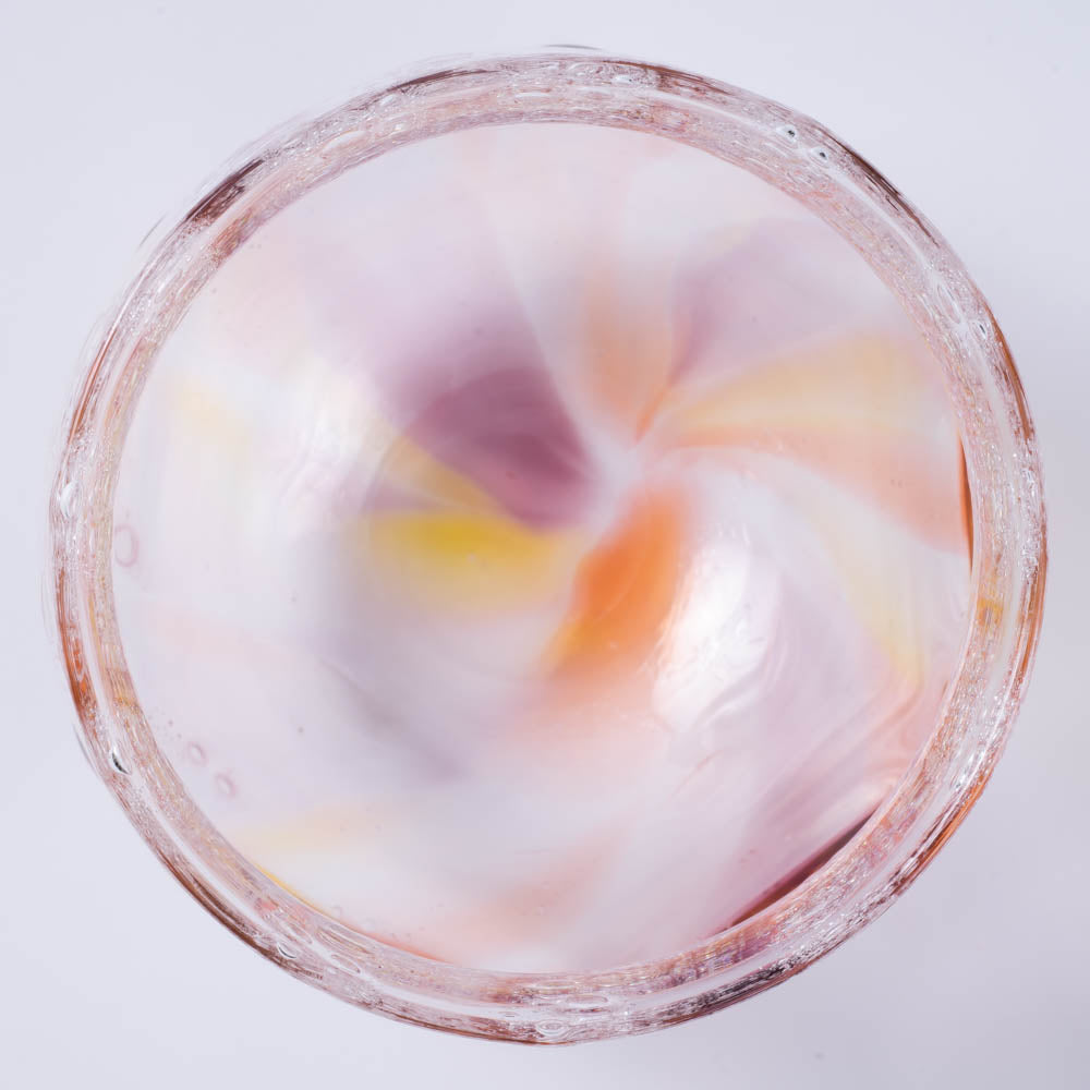 ガラス作家 三原なぎ くらげグラス Hanagasapink ガラス作家 三原なぎ ガラスもの