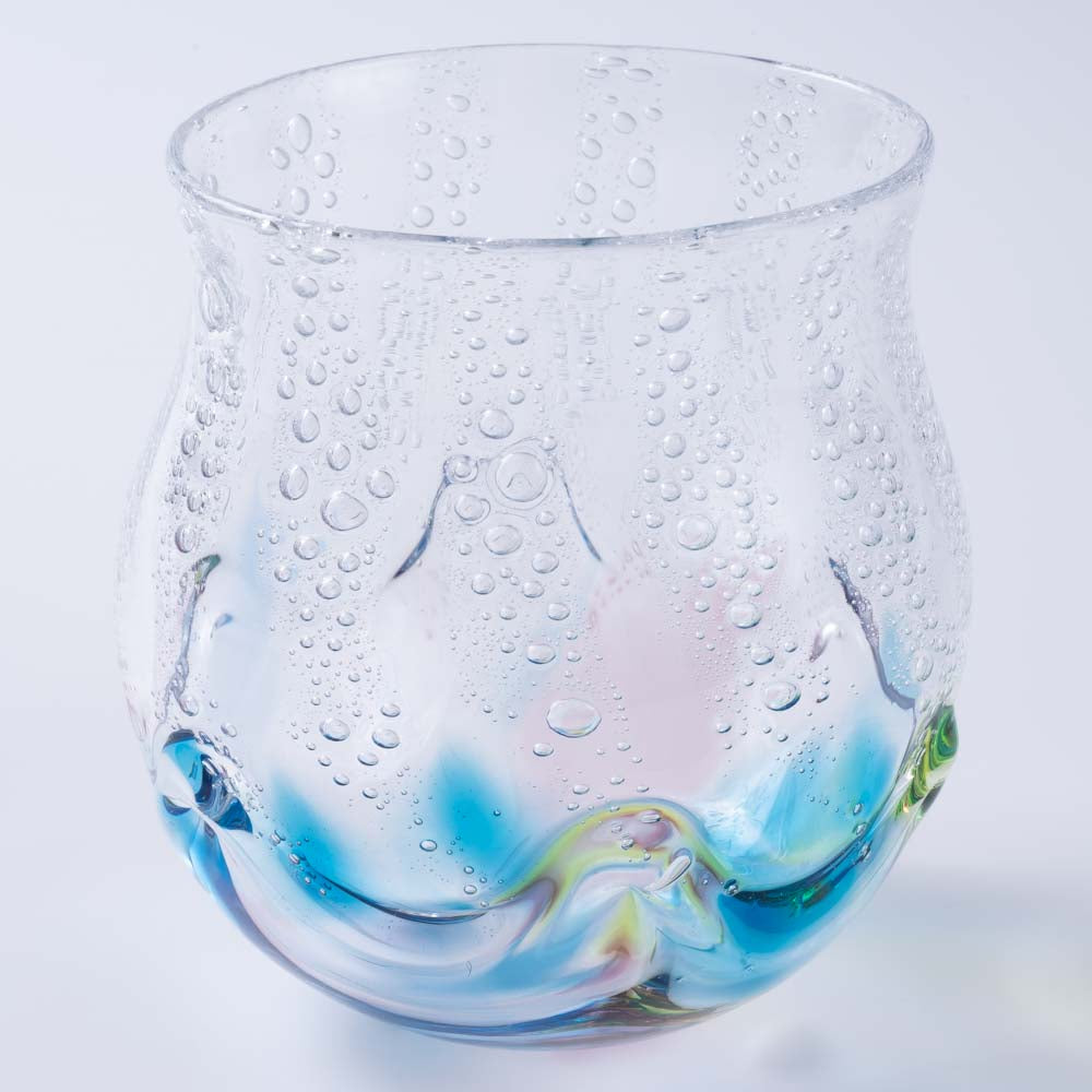 ガラス作家 三原なぎ くらげグラス amagasablue ガラス作家 三原なぎ ガラスもの