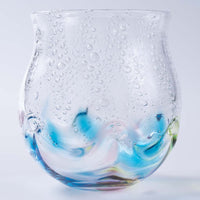 ガラス作家 三原なぎ くらげグラス amagasablue ガラス作家 三原なぎ ガラスもの