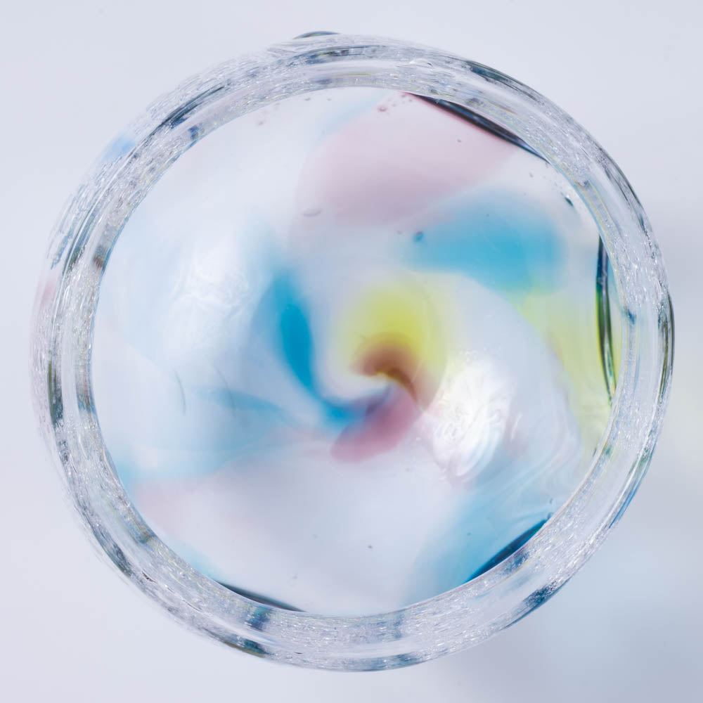 ガラス作家 三原なぎ くらげグラス amagasablue ガラス作家 三原なぎ ガラスもの