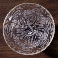 ガラス作家 三原なぎ asanoha  澄 ぐい呑 ガラス作家 三原なぎ ガラスもの