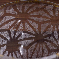 ガラス作家 三原なぎ asanoha  澄 ぐい呑 ガラス作家 三原なぎ ガラスもの