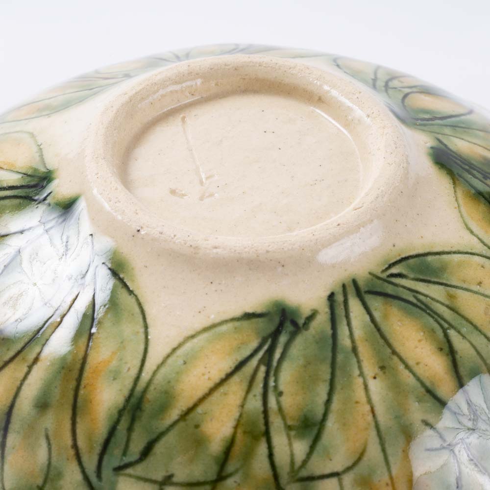 作家 加藤芳平 牡丹花 5寸浅鉢(紫) 作家 加藤芳平 陶磁器作家もの