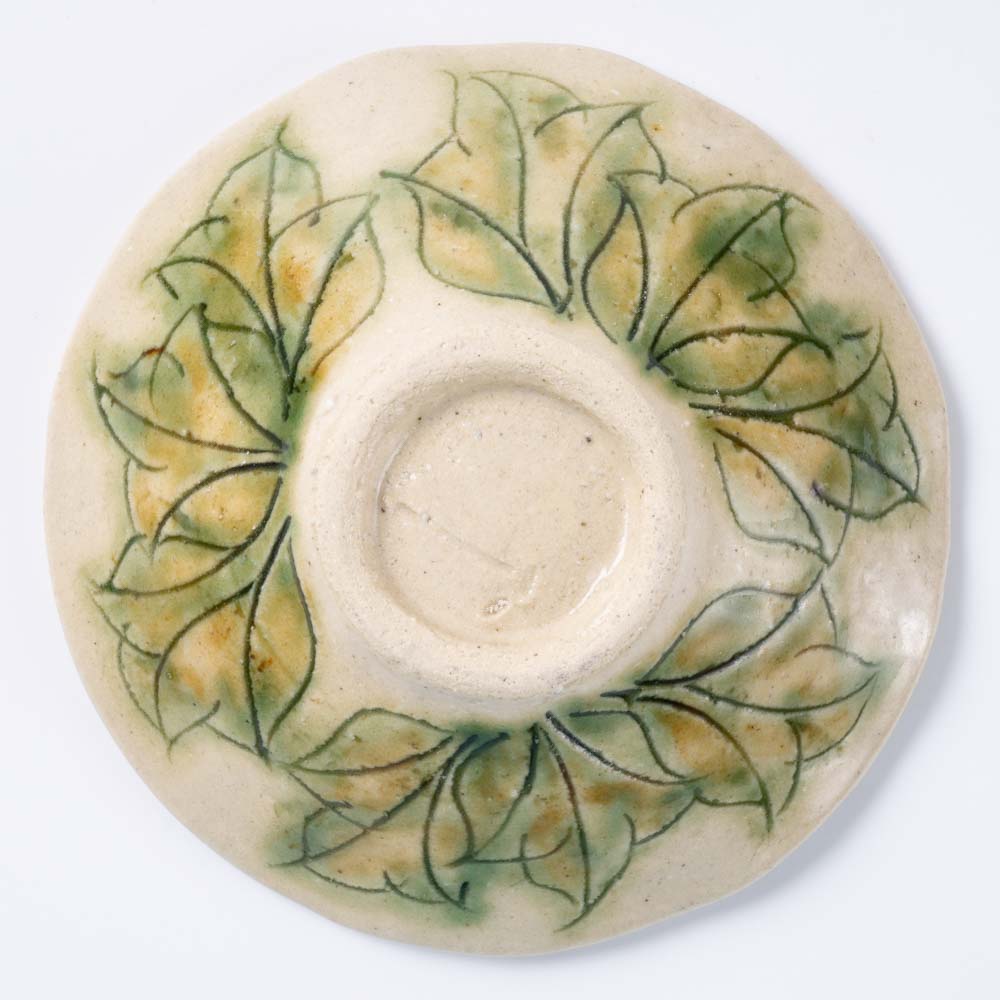 作家 加藤芳平 牡丹花 豆鉢(赤) 作家 加藤芳平 陶磁器作家もの