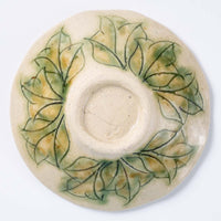 作家 加藤芳平 牡丹花 豆鉢(赤) 作家 加藤芳平 陶磁器作家もの