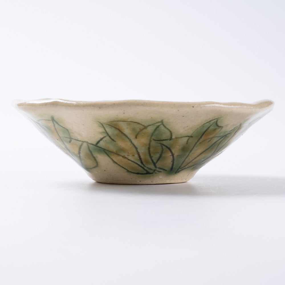 作家 加藤芳平 牡丹花 豆鉢(青) 作家 加藤芳平 陶磁器作家もの