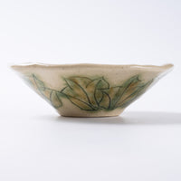 作家 加藤芳平 牡丹花 豆鉢(青) 作家 加藤芳平 陶磁器作家もの