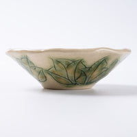 作家 加藤芳平 牡丹花 豆鉢(黄) 作家 加藤芳平 陶磁器作家もの