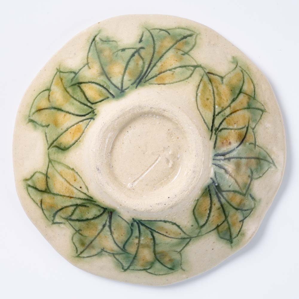 作家 加藤芳平 牡丹花 豆鉢(紫) 作家 加藤芳平 陶磁器作家もの