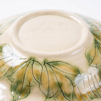 作家 加藤芳平 牡丹花 ゆらりリム深皿(青) 作家 加藤芳平 陶磁器作家もの