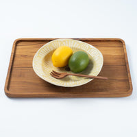 作家 加藤芳平 牡丹花 ゆらりリム深皿(黄) 作家 加藤芳平 陶磁器作家もの