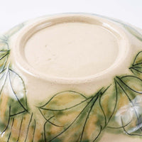 作家 加藤芳平 牡丹花 ゆらりリム深皿(黄) 作家 加藤芳平 陶磁器作家もの