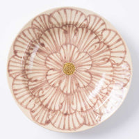 作家 加藤芳平 牡丹花 ゆらりリム深皿(紫) 作家 加藤芳平 陶磁器作家もの