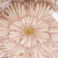 作家 加藤芳平 牡丹花 ゆらりリム深皿(紫) 作家 加藤芳平 陶磁器作家もの