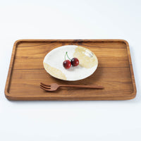 作家 加藤芳平 粉引地 舞牡丹 5.5寸 丸皿(黄) 作家 加藤芳平 陶磁器作家もの