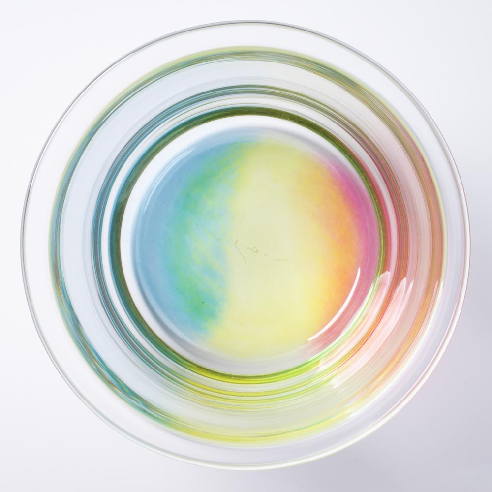 ガラス作家 竹田舞由子 グラス「にじCUP」 ガラス作家 竹田舞由子 ガラスもの