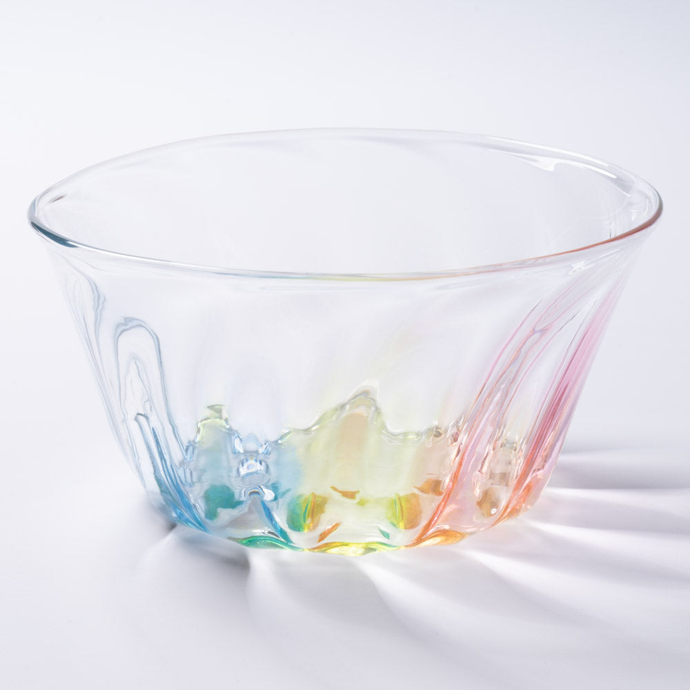 ガラス作家 竹田舞由子 ボウル「にじ光」 ガラス作家 竹田舞由子 ガラスもの