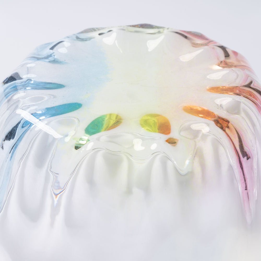 ガラス作家 竹田舞由子 ボウル「にじ光」 ガラス作家 竹田舞由子 ガラスもの