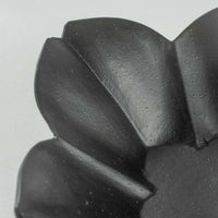 臼杵焼 稜花さくら豆皿(黒釉) 臼杵焼 USUKIYAKI研究所 臼杵焼