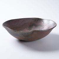 津軽金山焼 はすの葉ボウル(大) 津軽金山焼 津軽金山焼