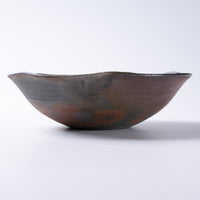 津軽金山焼 はすの葉ボウル(大) 津軽金山焼 津軽金山焼